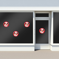 ABSTANDSAUFKLEBER Fenster ABSTANDSAUFKLEBER Fenster