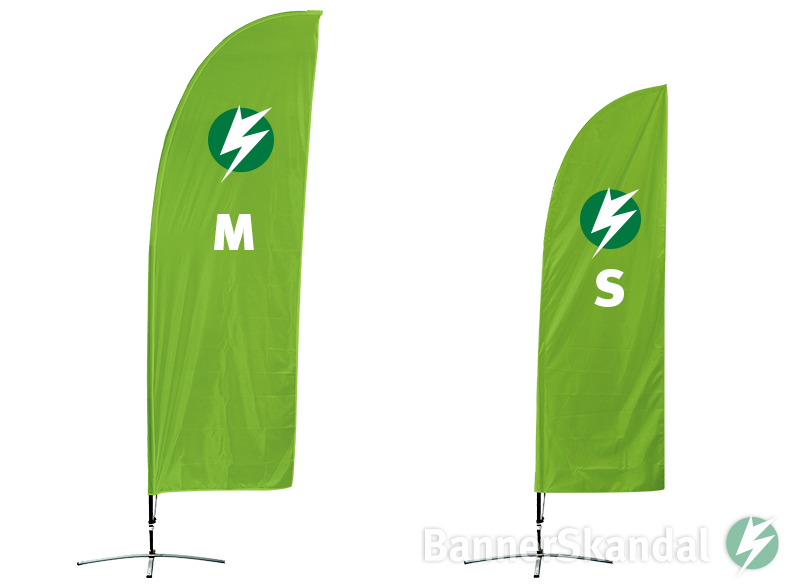 BEACHFLAG Gerade Form