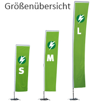 BEACHFLAG Rechteckform
