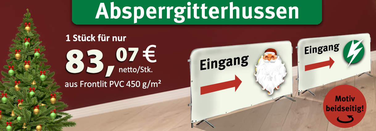 Absperrgitterhussen ab 83,07 €/Stück