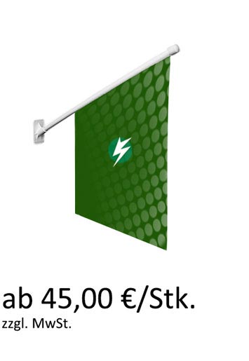 Kioskfahne ab 45,00 €/Stk.