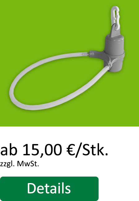 BannerSkandal Zubehör: Fahnengewicht weiß indoor ab 10,50 € pro Stk.