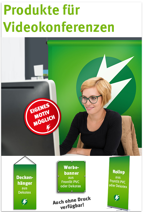 BannerSkandal Produkte für Videokonferenzen